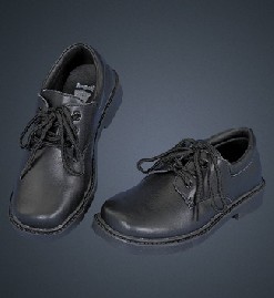 Black Genuine Leather Oxford Shoes