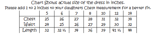 Sizing Chart