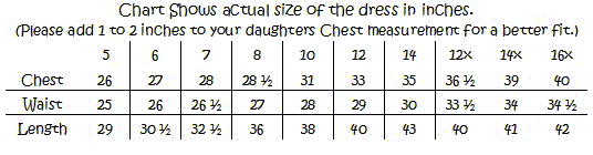 Sizing Chart